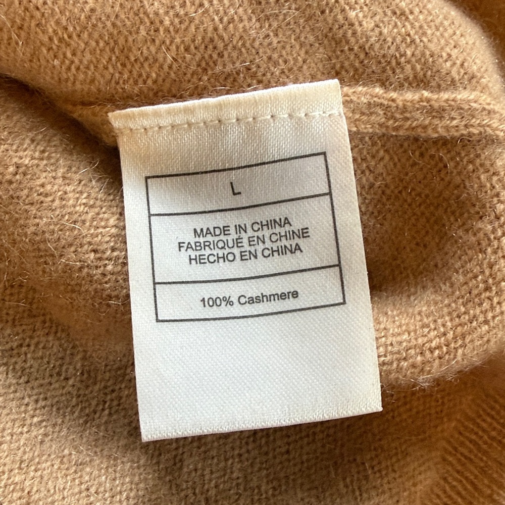 Quince Crewneck Sweater in Tan - Picture 5 of 5